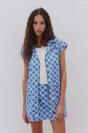 Falda Min Shale Print