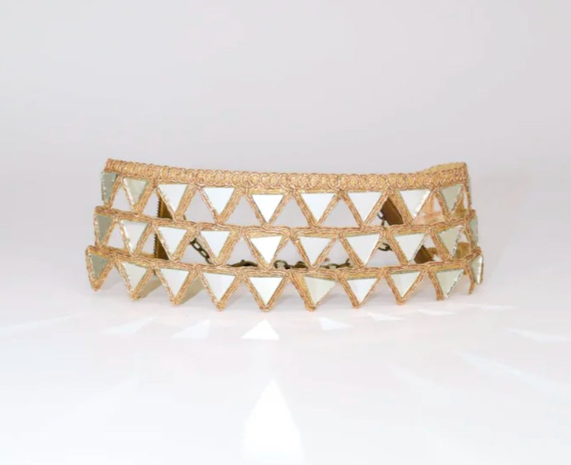 Choker Escama Oro