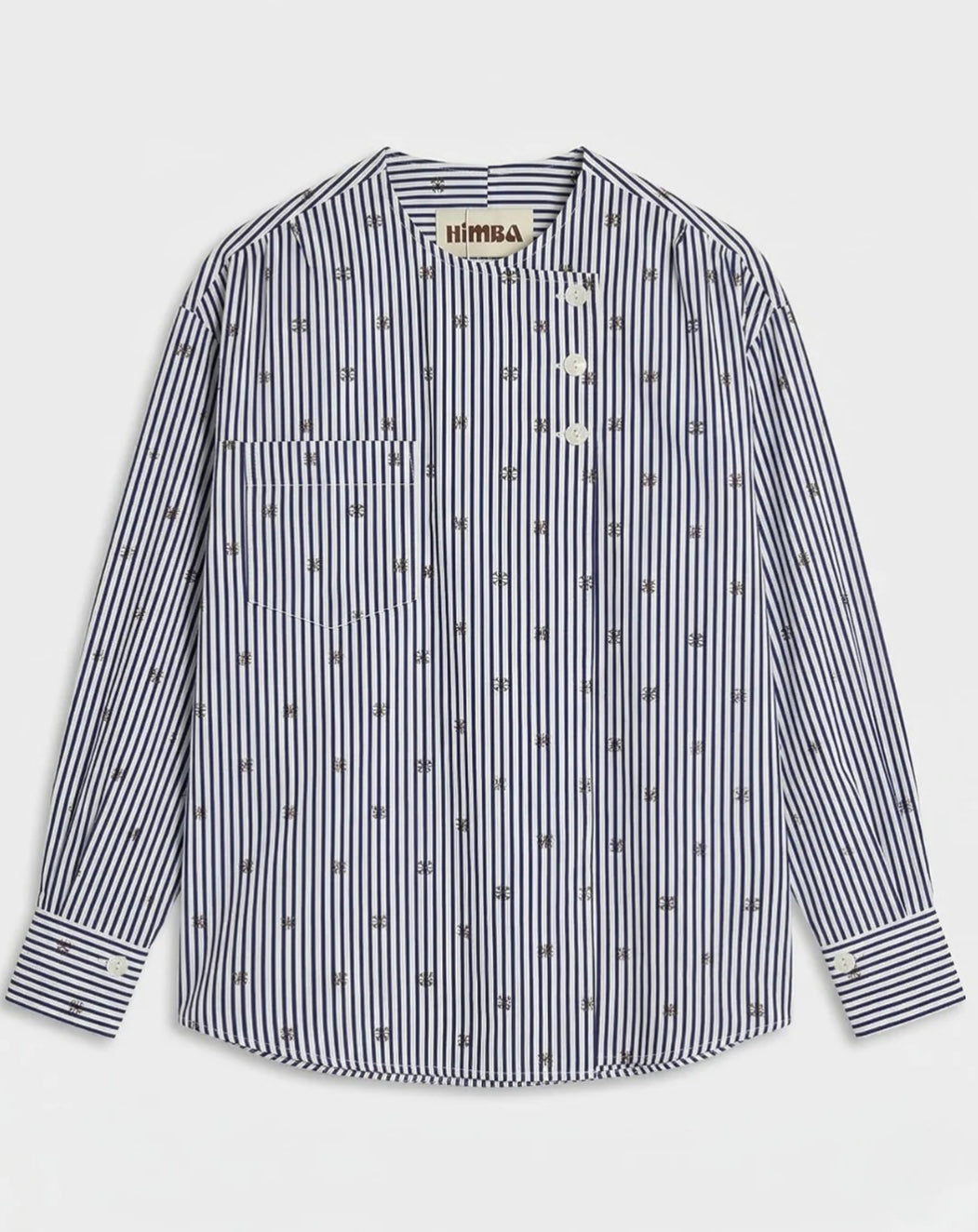 Camisa Hati Rayas Azul