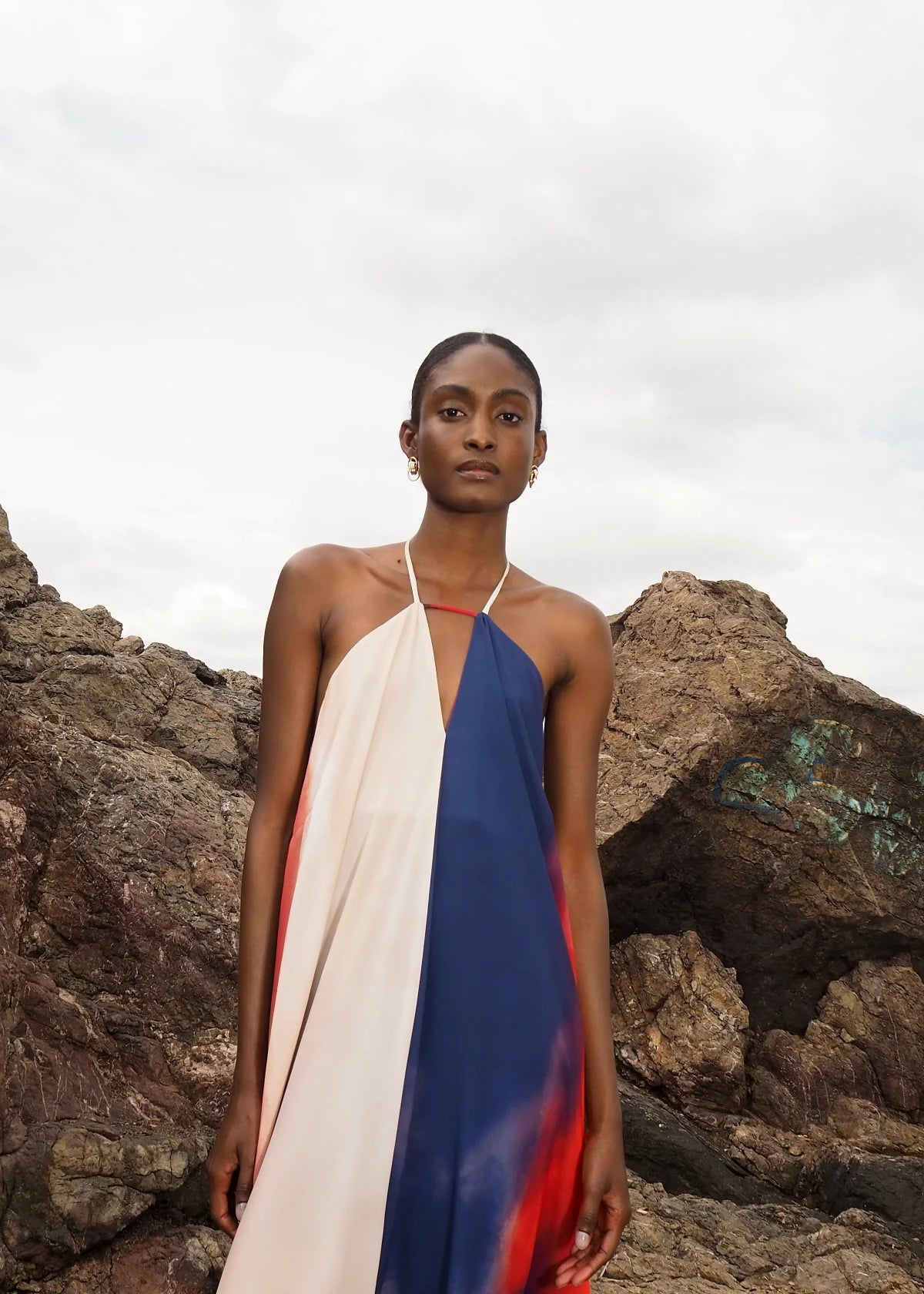 Vestido Maina D2 Azul