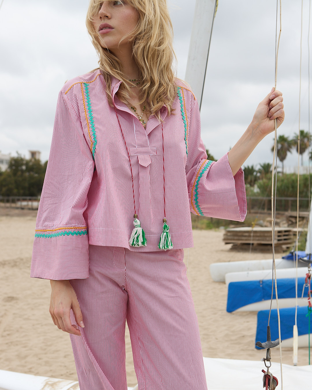 Carousel Red Stripes Shirt