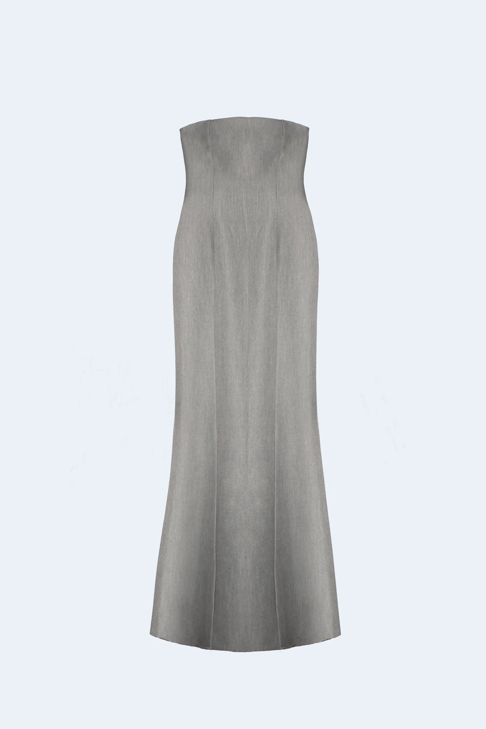 Grey Suit Fitted Dress
