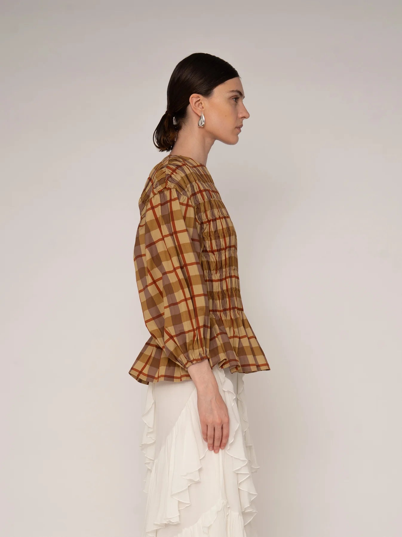 AUTOMNE PLAID BLOUSE