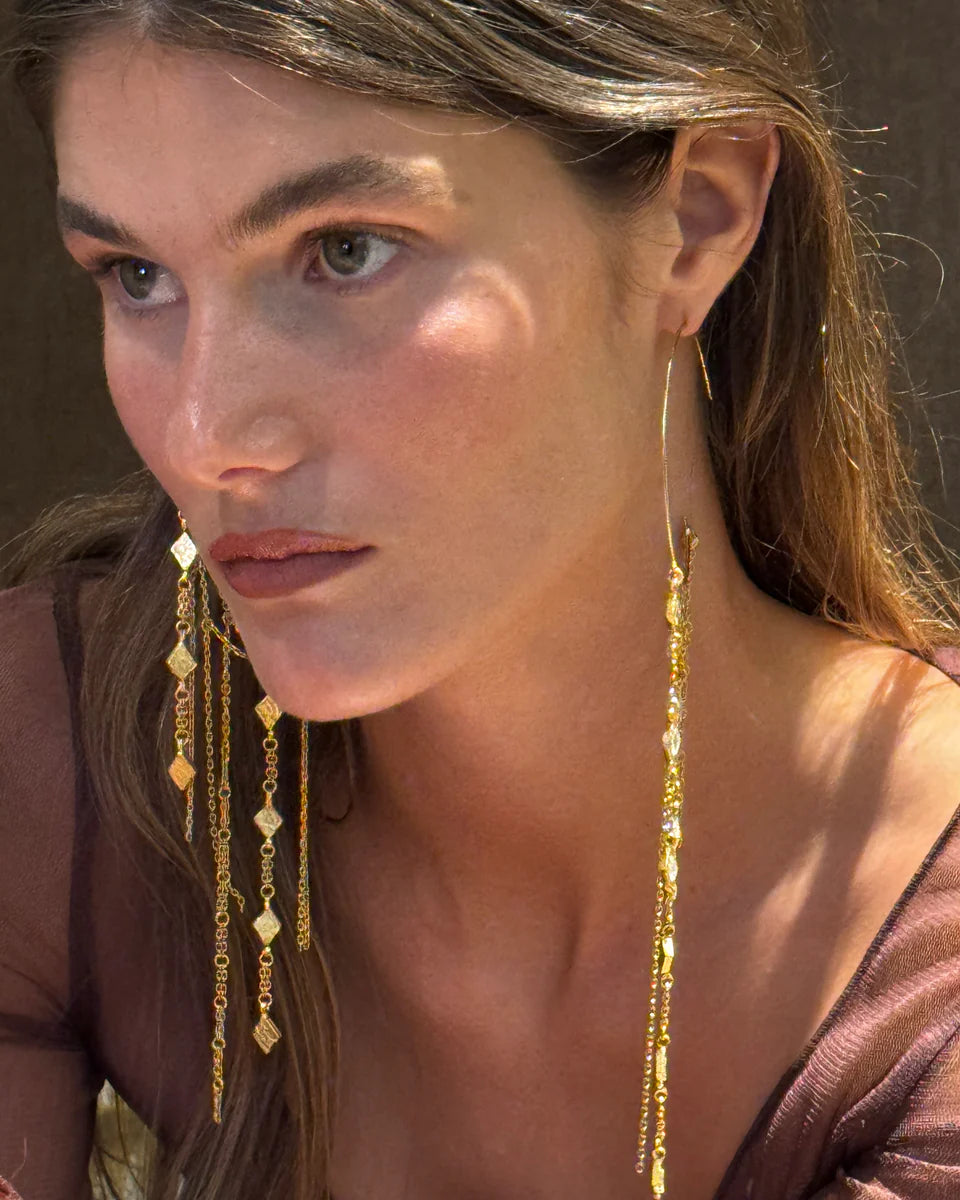 Pendientes Olea Oro