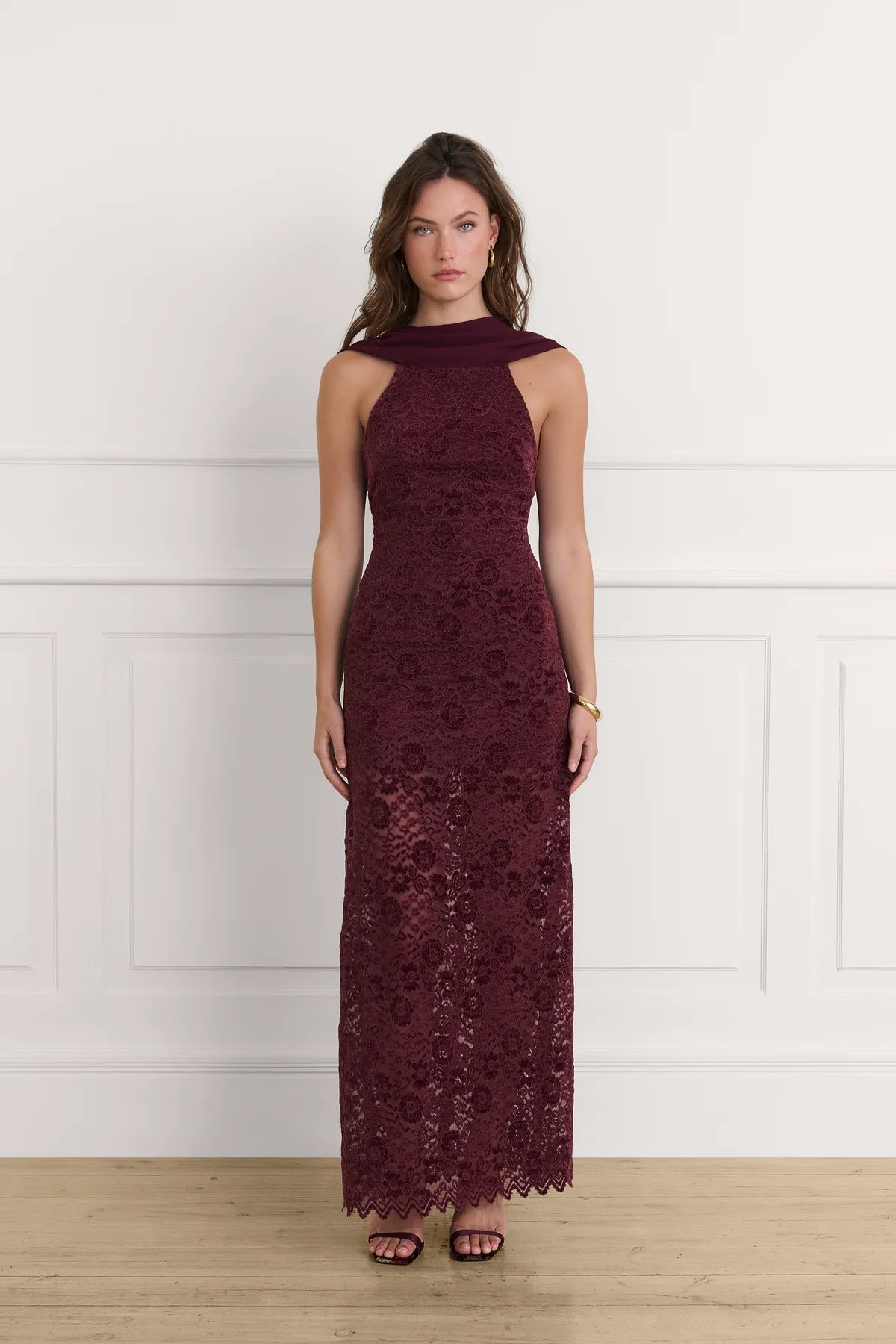 Vestido Francesca Burgundy