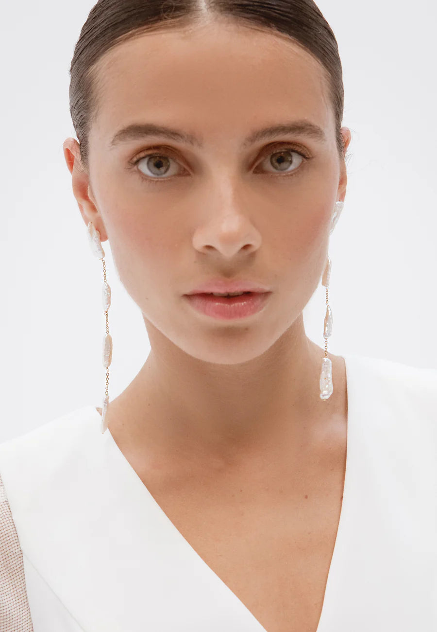 Pendientes Iris Perlas Keshi