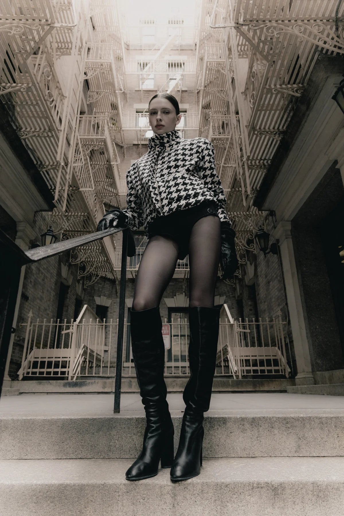 Bomber Valentina Joya Pata de Gallo