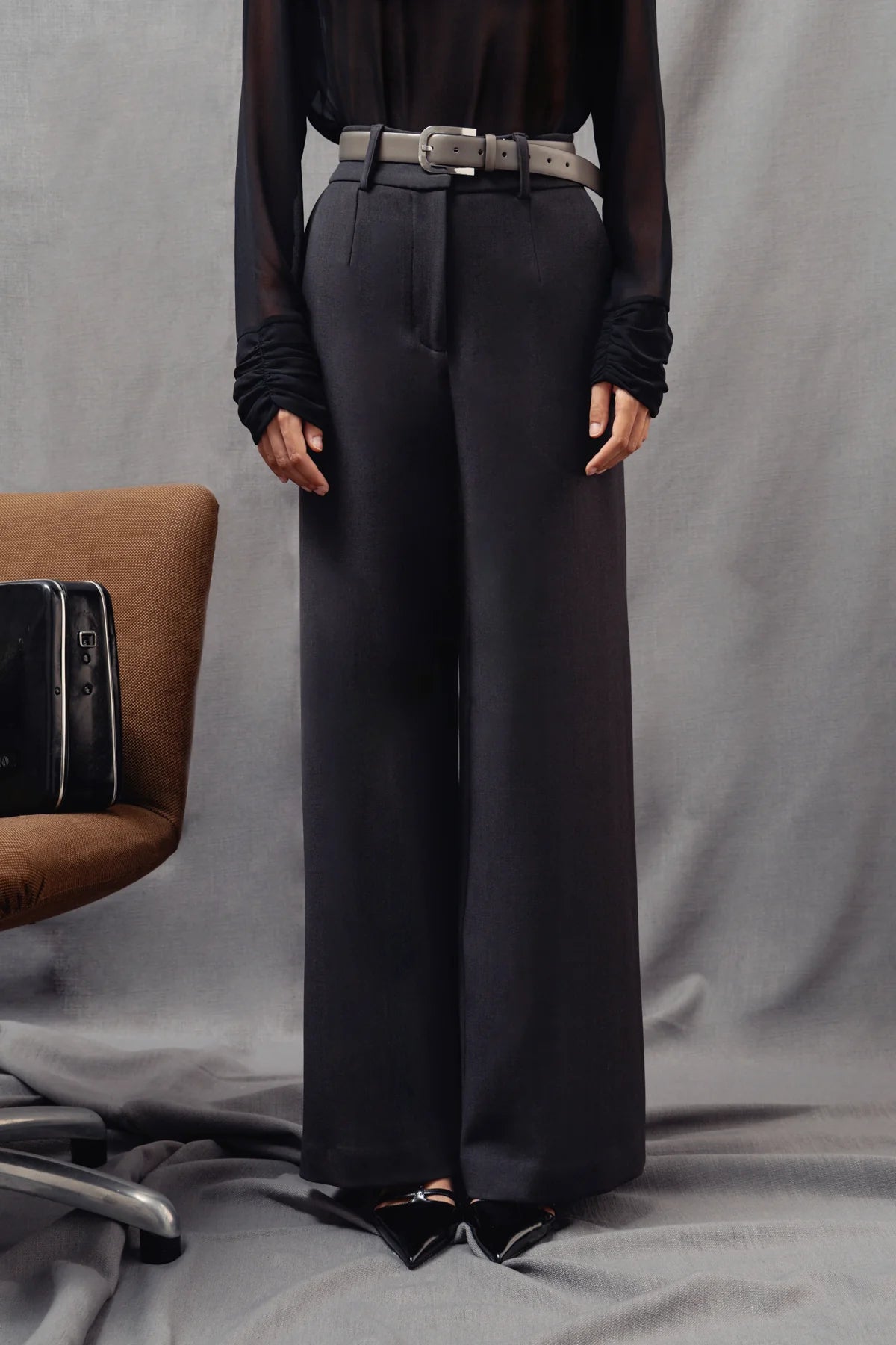 Pantalones Adela Gris Marengo