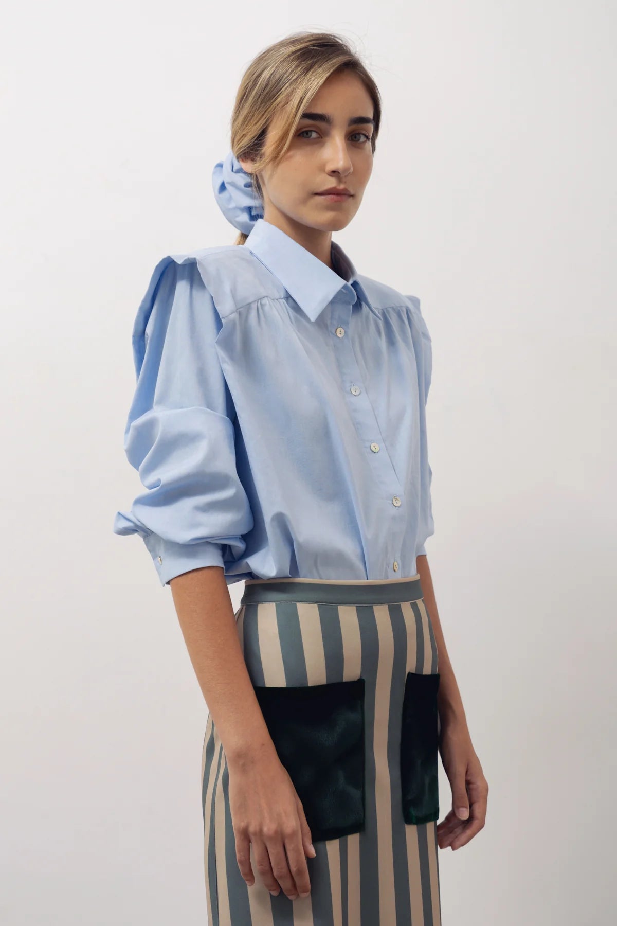Camisa Marieta oxford azul