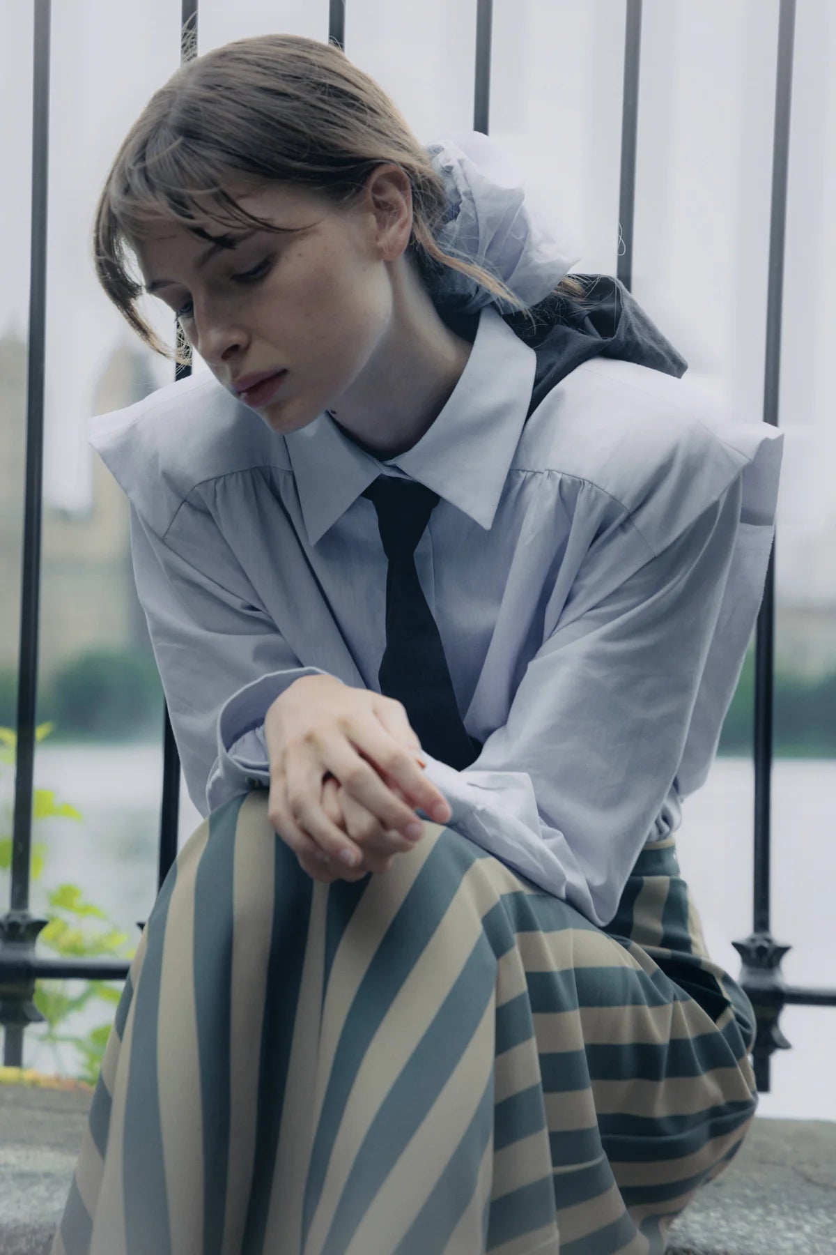 Camisa Marieta oxford azul