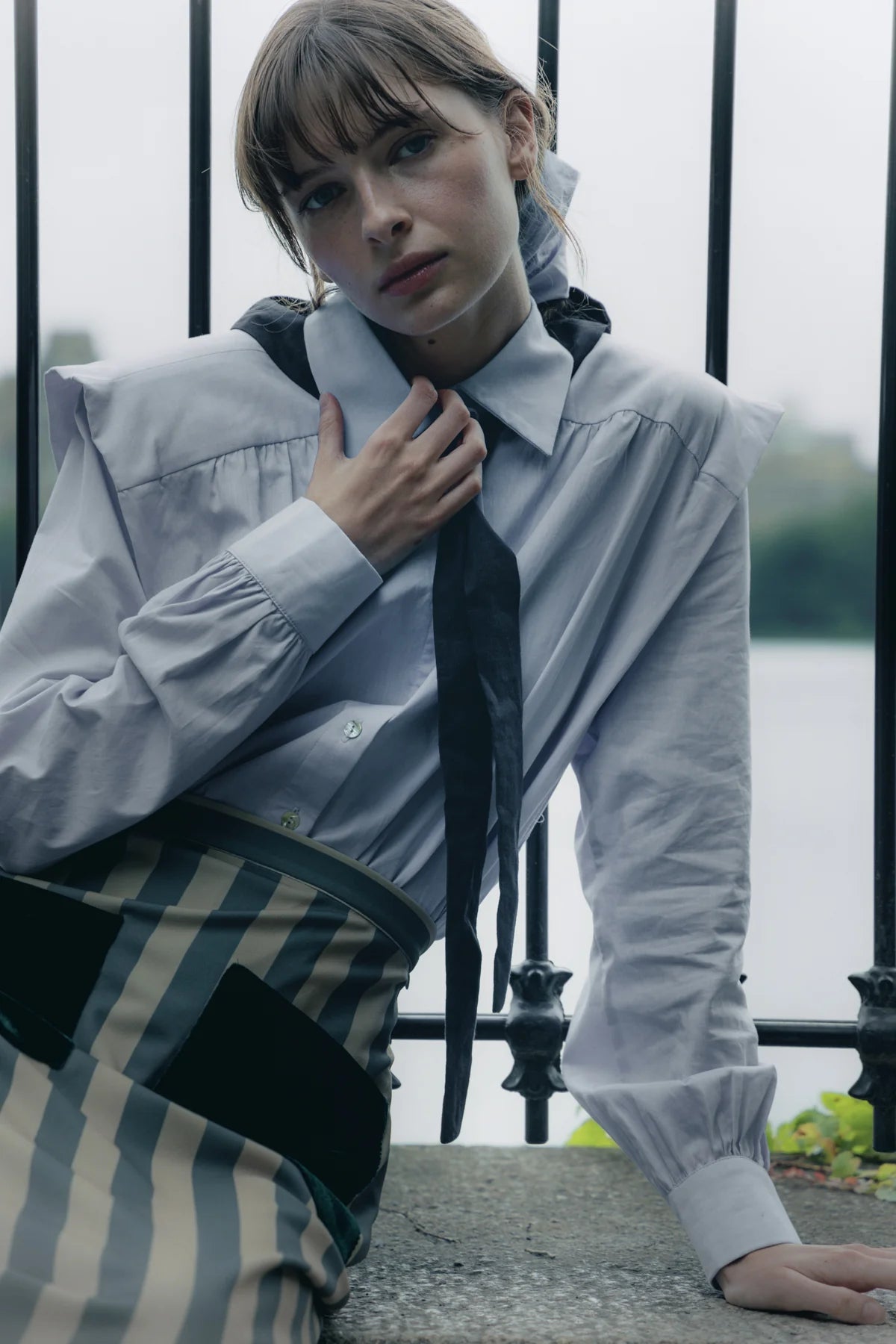 Camisa Marieta oxford azul
