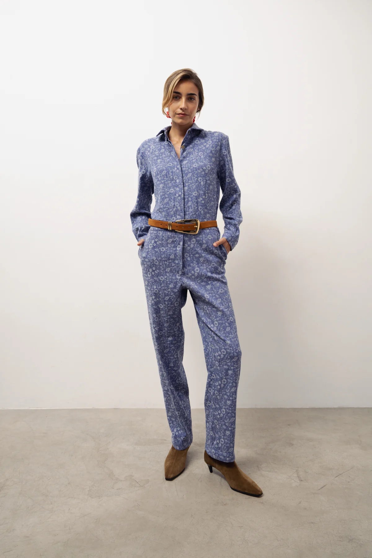Mono Juana Denim Flores