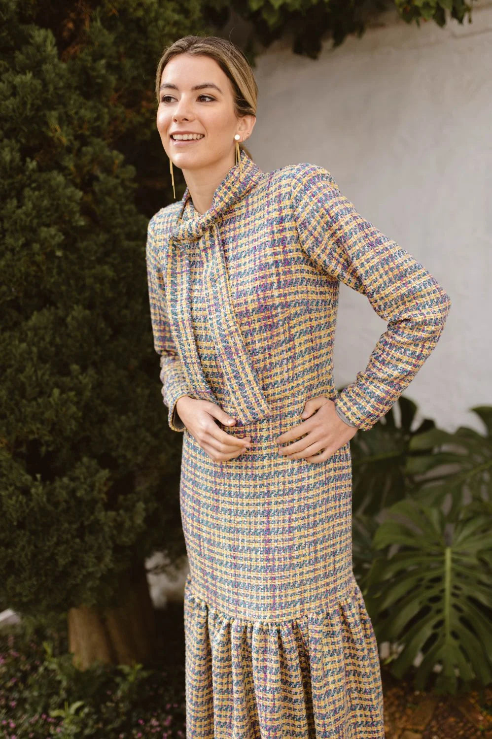 Vestido Rebecca Tweed