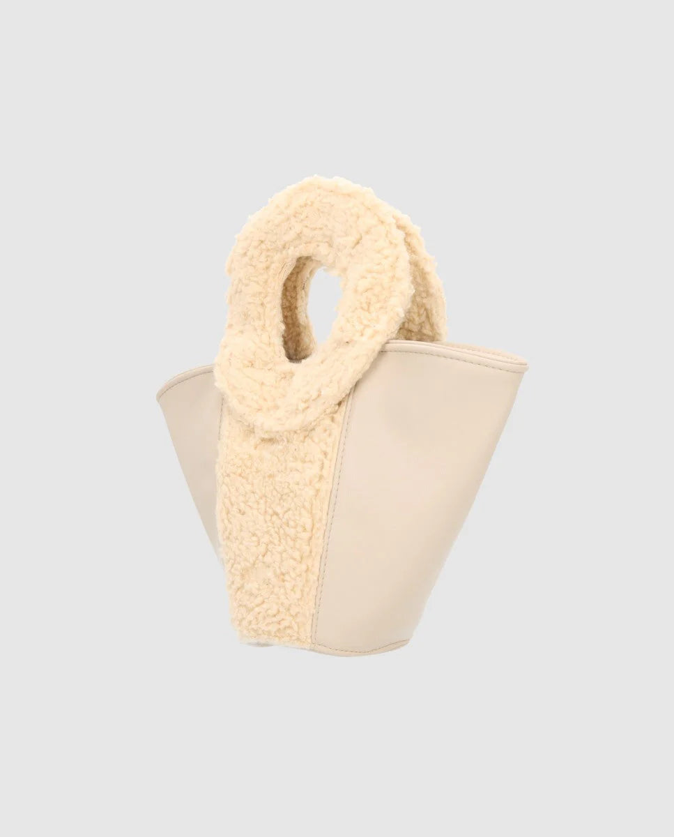 Bolso Poppy Teddy Champagne