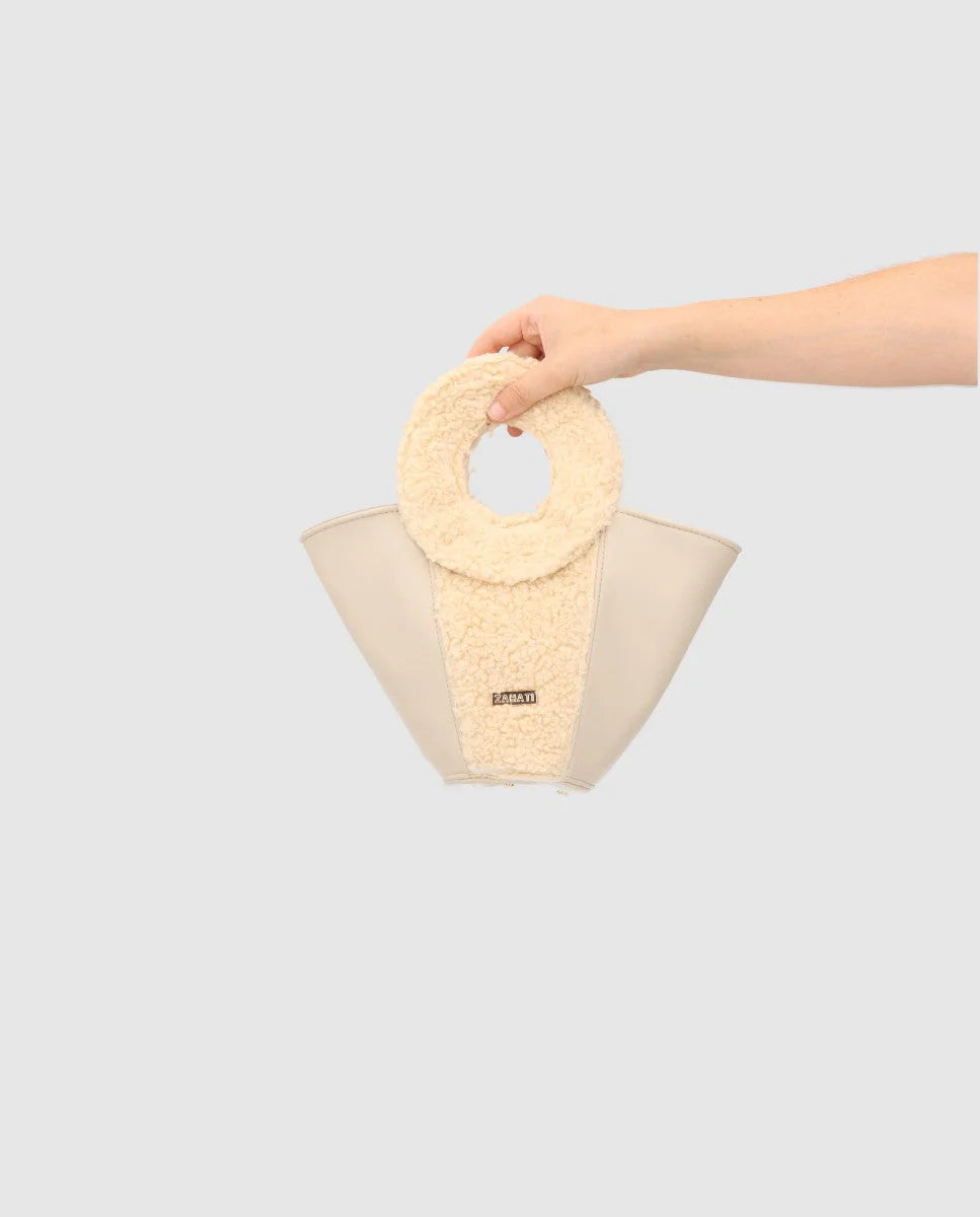 Bolso Poppy Teddy Champagne