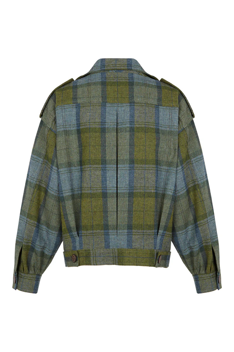 Chaquetón de Lana Manech 001 Green Highland