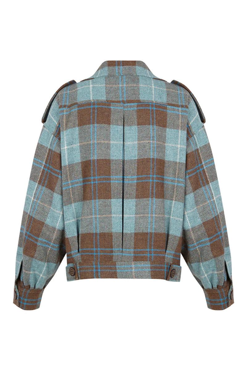 Chaquetón de Lana Manech 001 Blue Loch