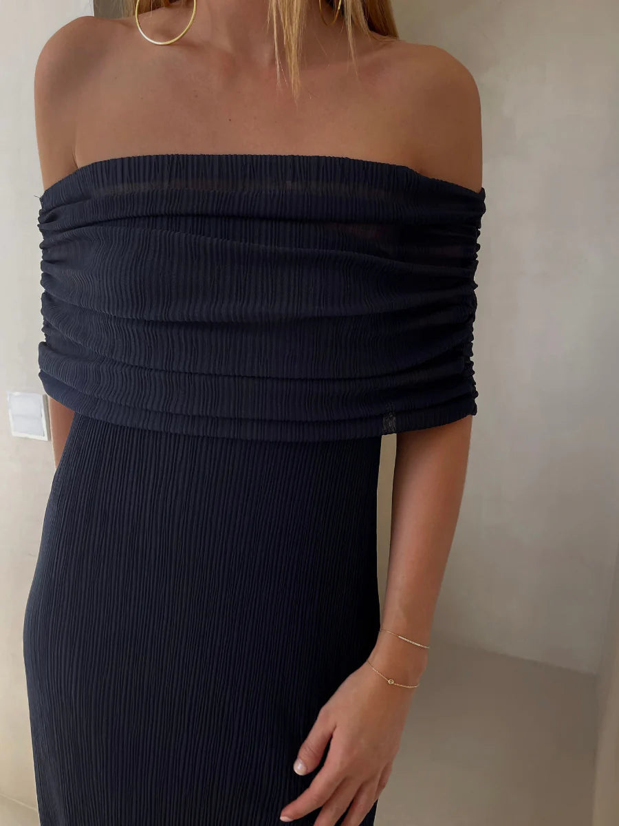 Vestido Janet Plisado