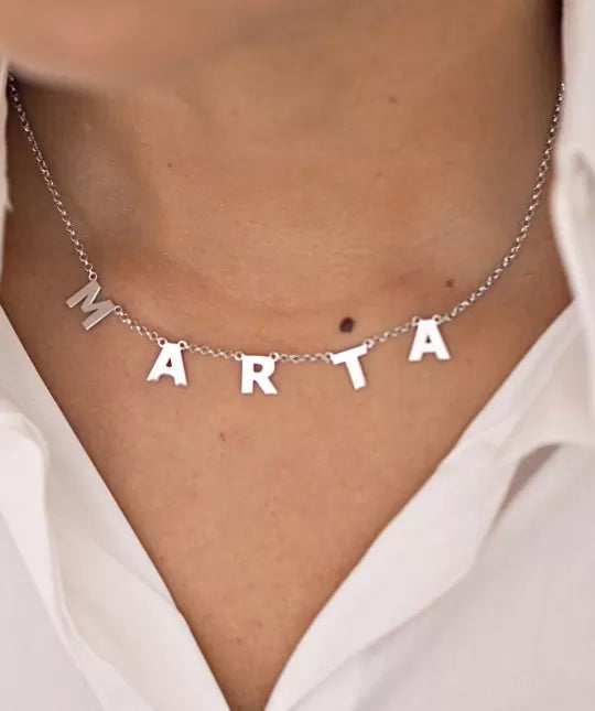 Collar Nombre Plata