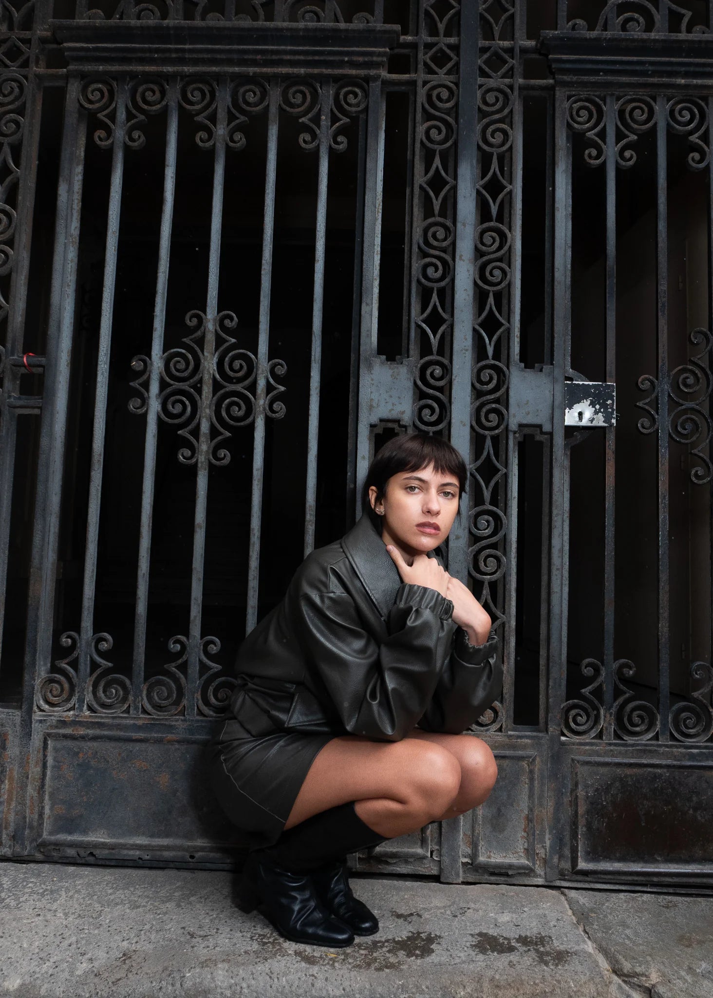 Botan Bomber Kakhi ‘Vegan Leather’