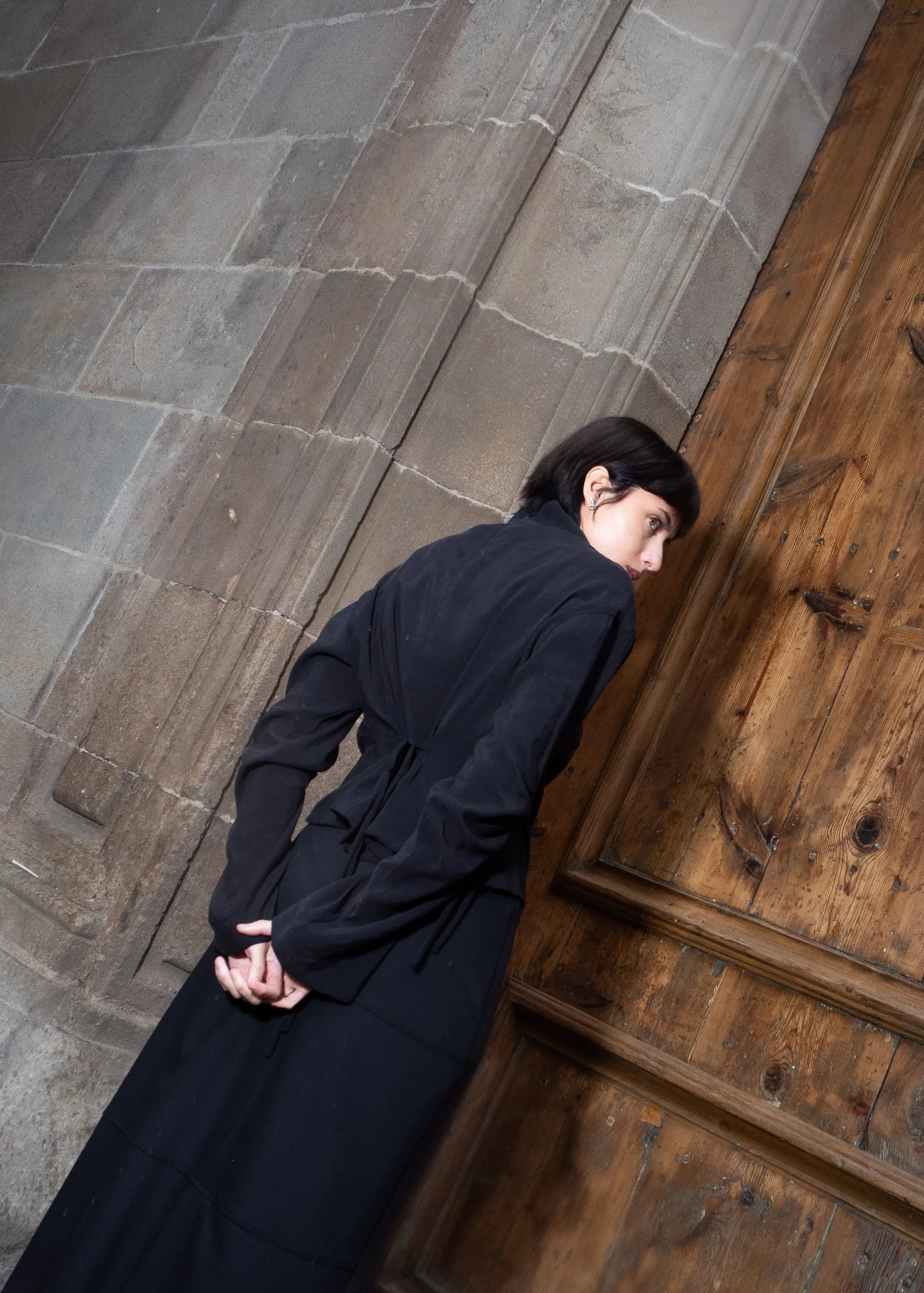 Top Gaku Negro ‘Cupro Touch’