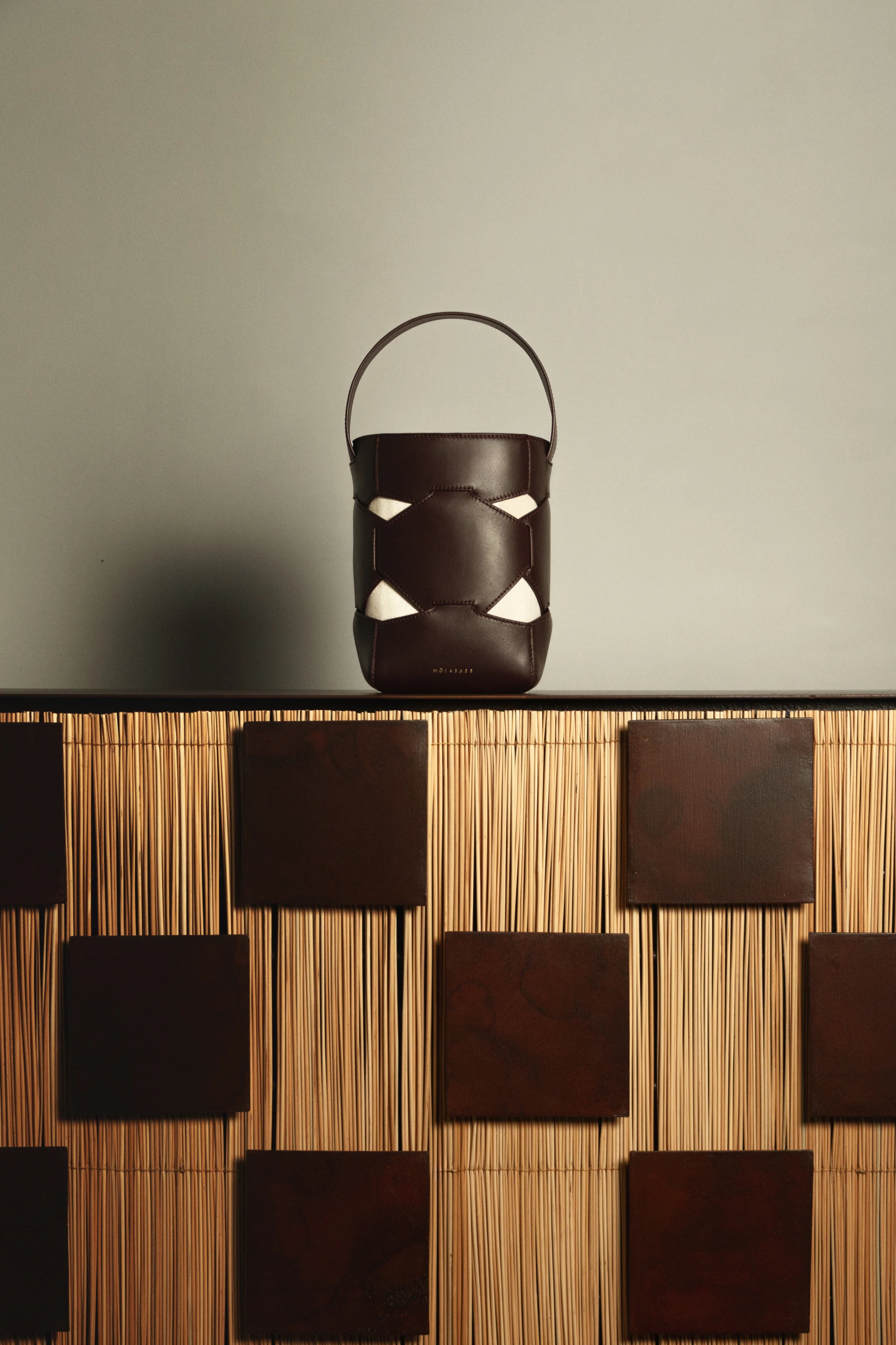 Bolso Mini Puzzle Wine