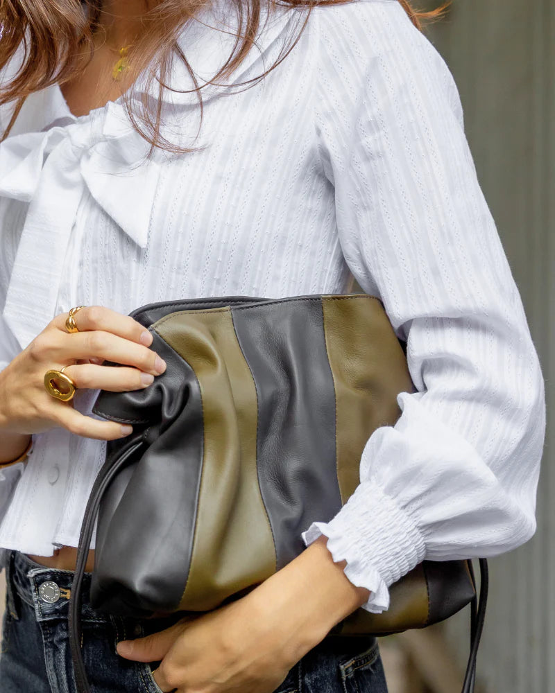 Bolso Martina green stripes