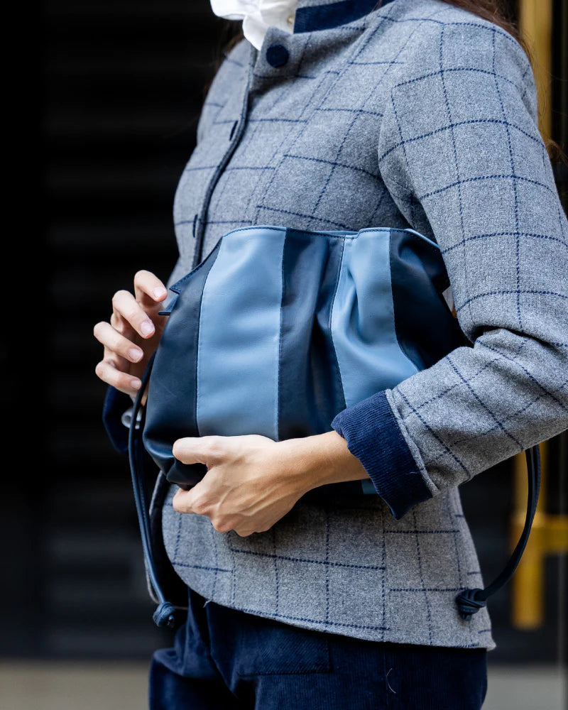 Bolso Martina blue stripes