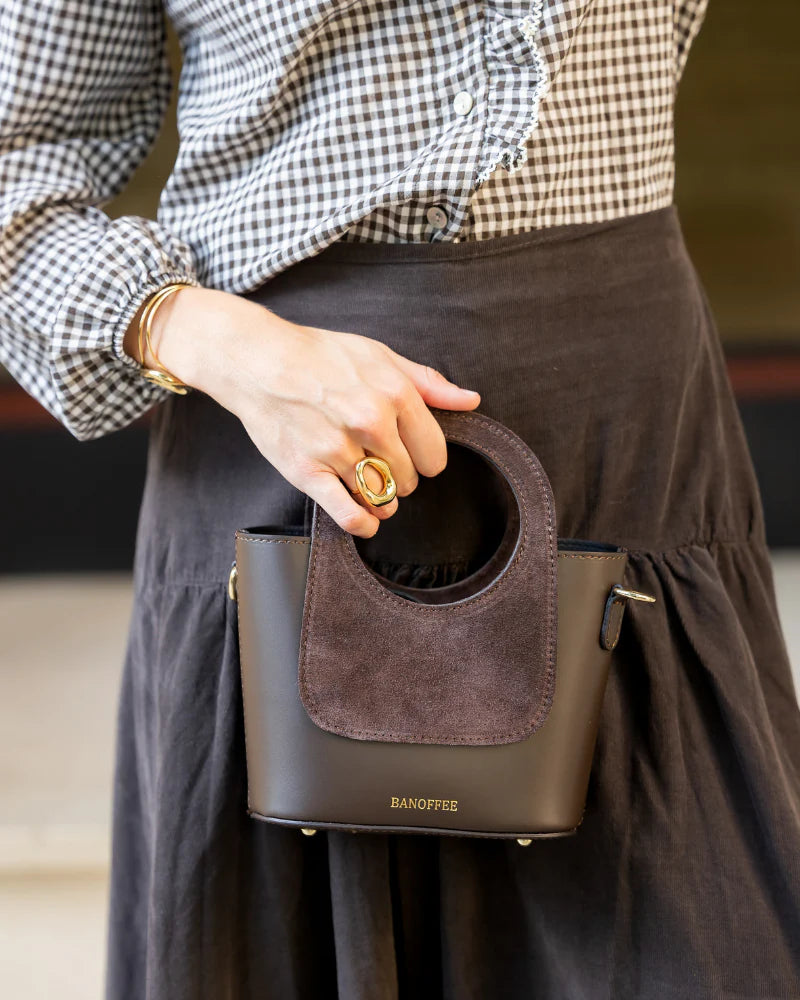 Bolso Lola ante marrón