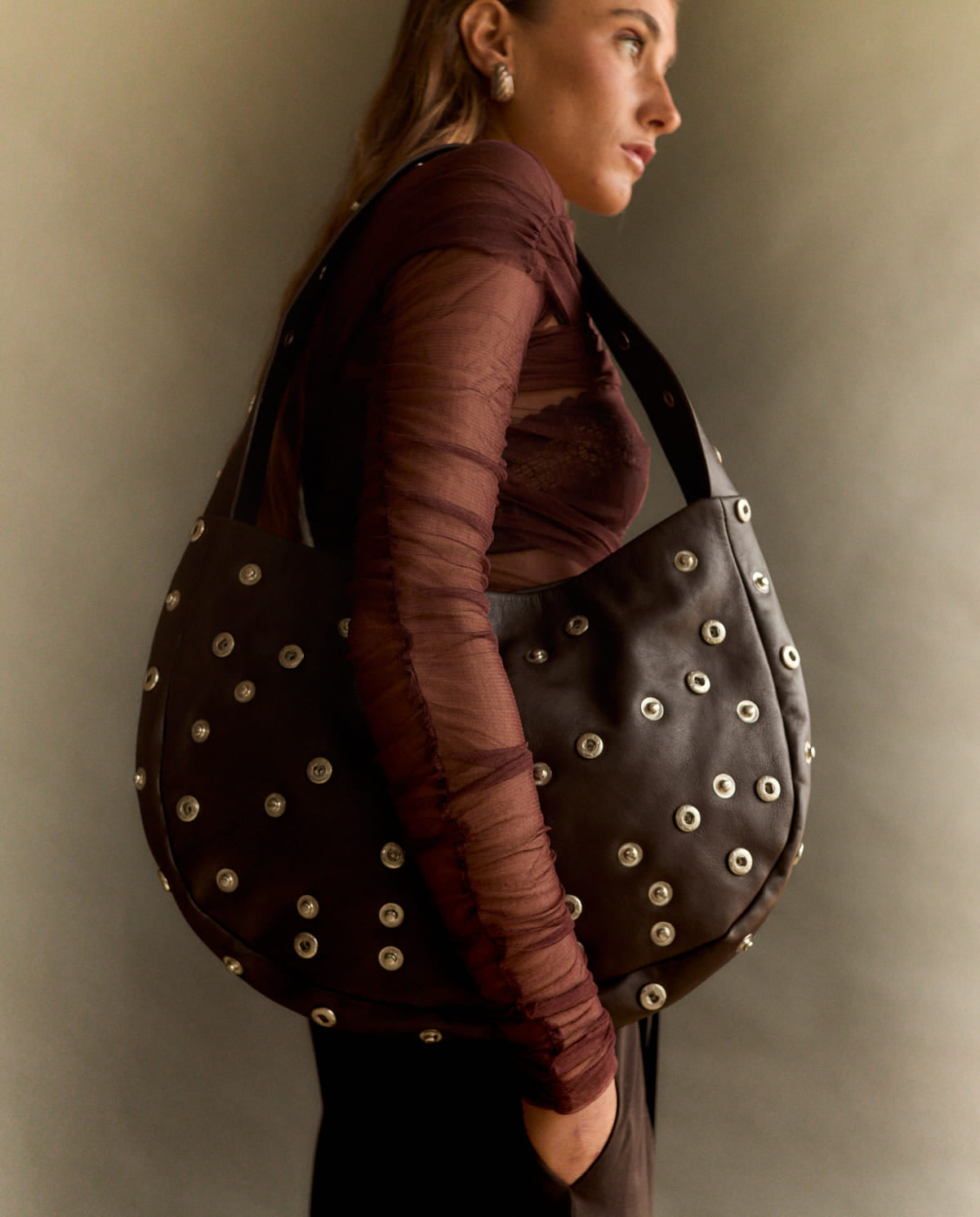 Bolso Empreinte Marrón