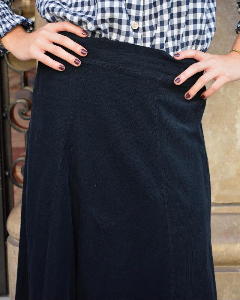 Falda Miami azul marino