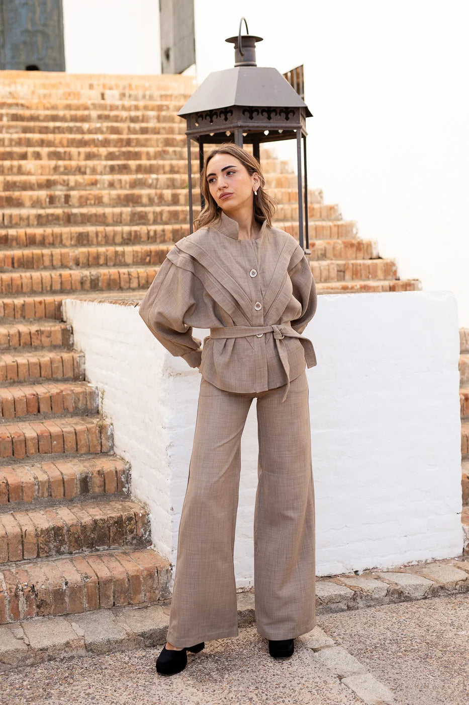 Pantalón Filipa Beige