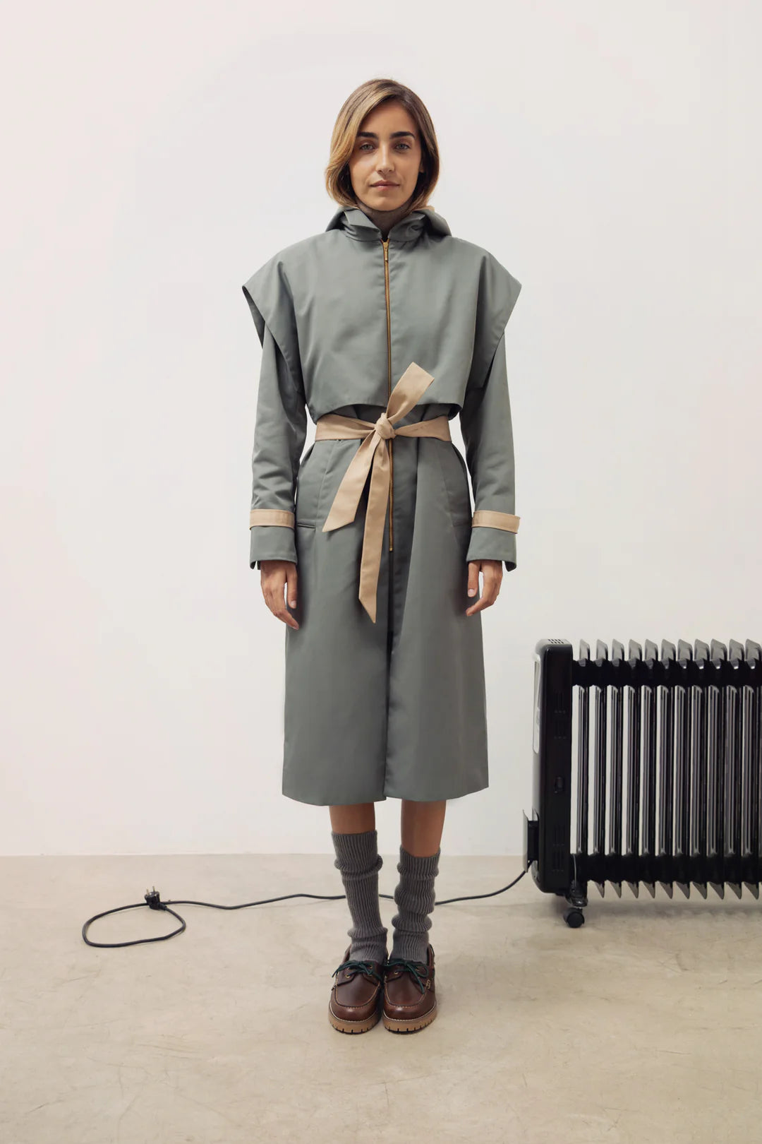 Gabardina Benedetta duo capucha agua