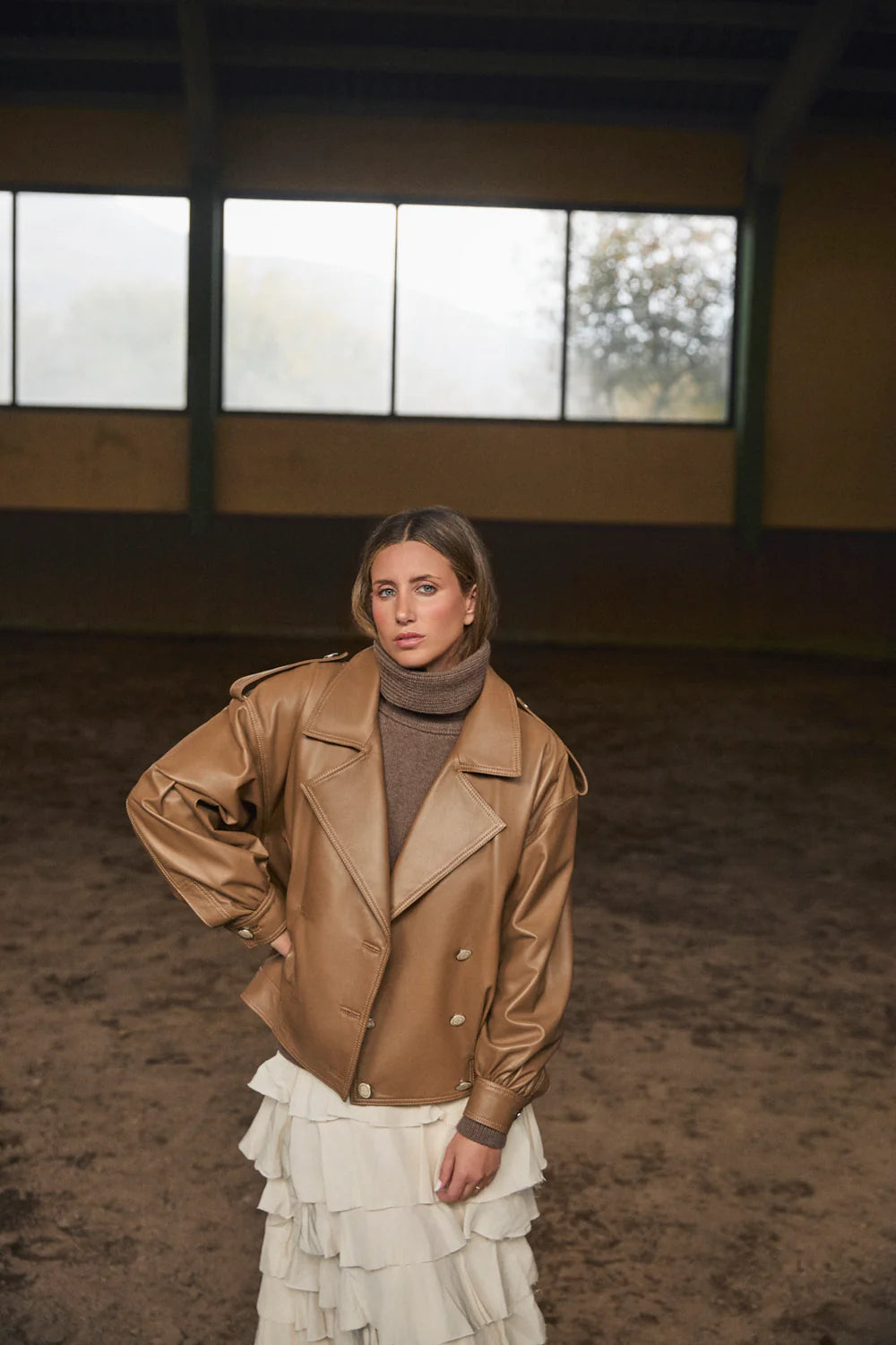 Jersey de Lana 001 Light Chocolate