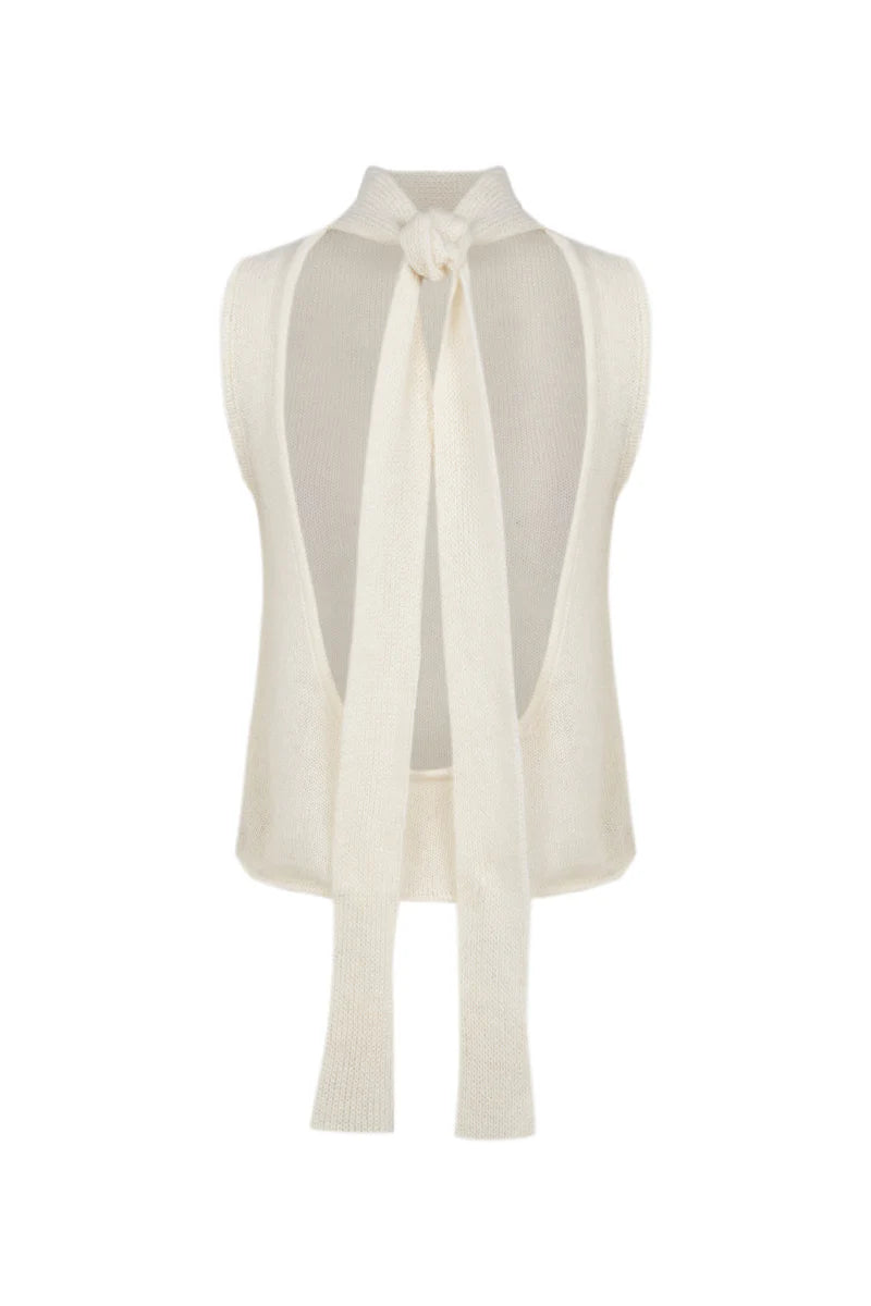 Top Alpaca Silk 001 Snow White