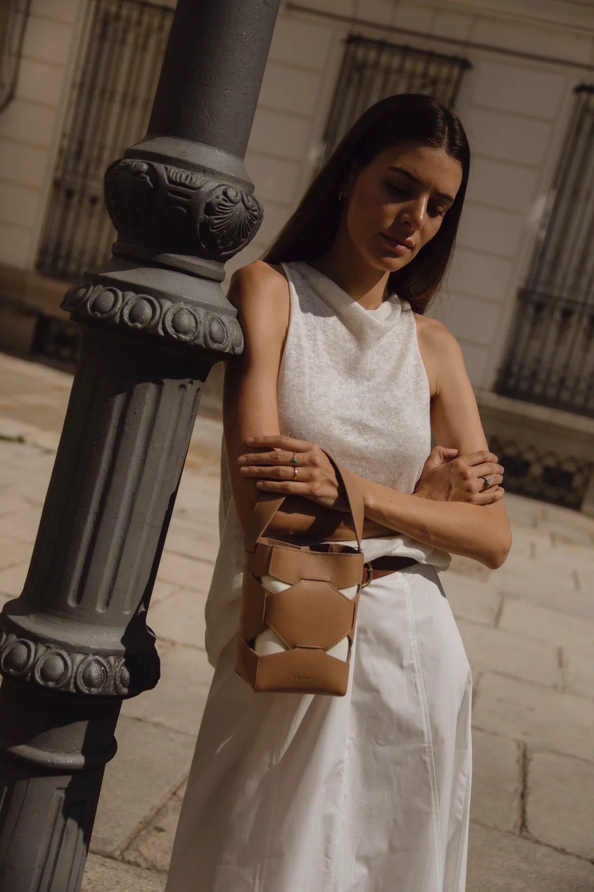 Nude Mini Puzzle Bag