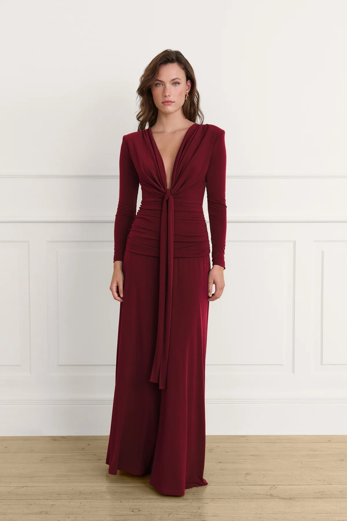 Vestido Rosalie Rojo Oscuro