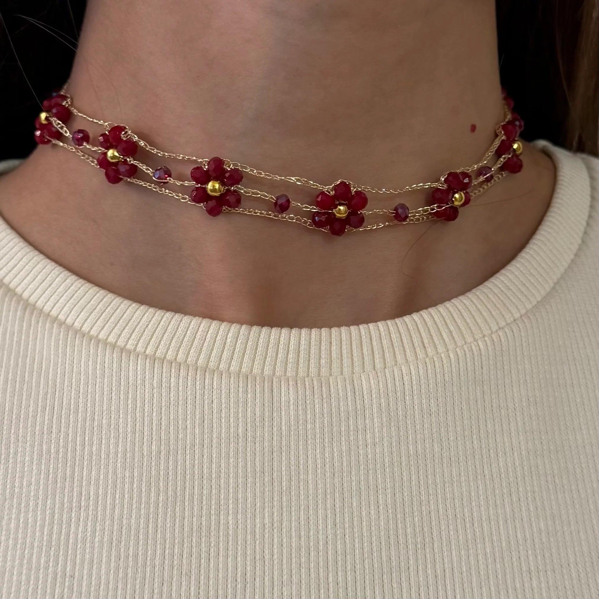 Choker Dalia Burdeos
