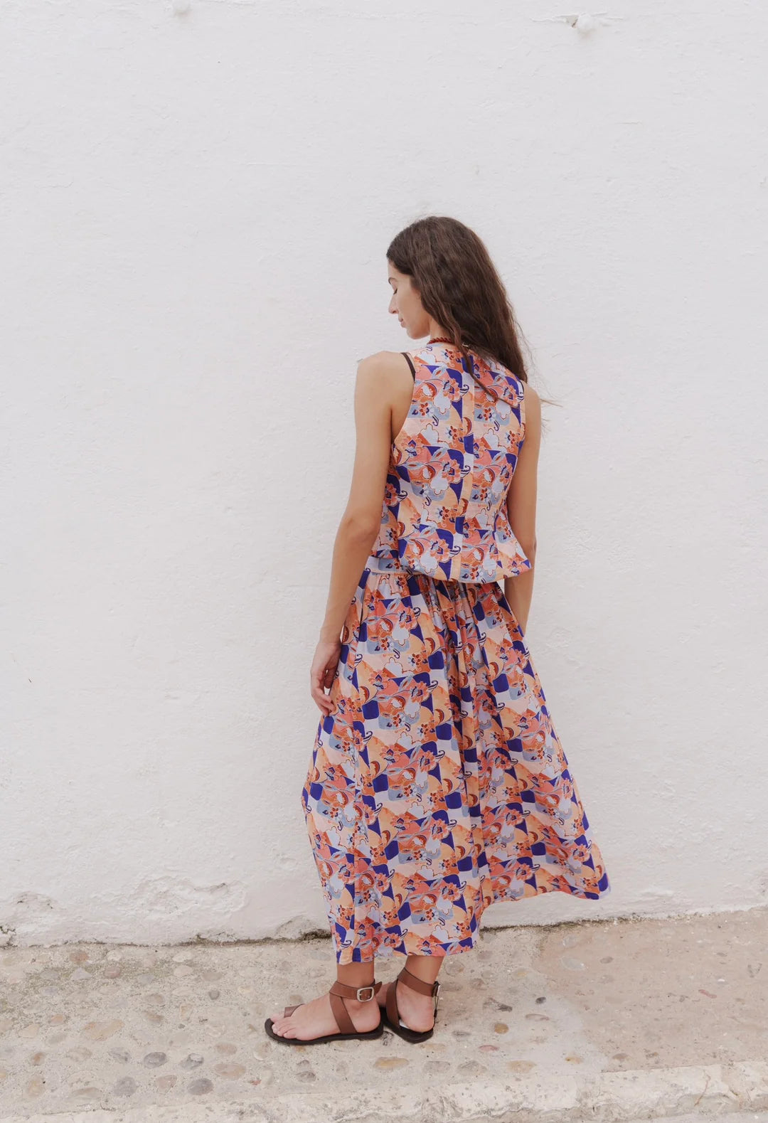 Falda Rosi Geométrica