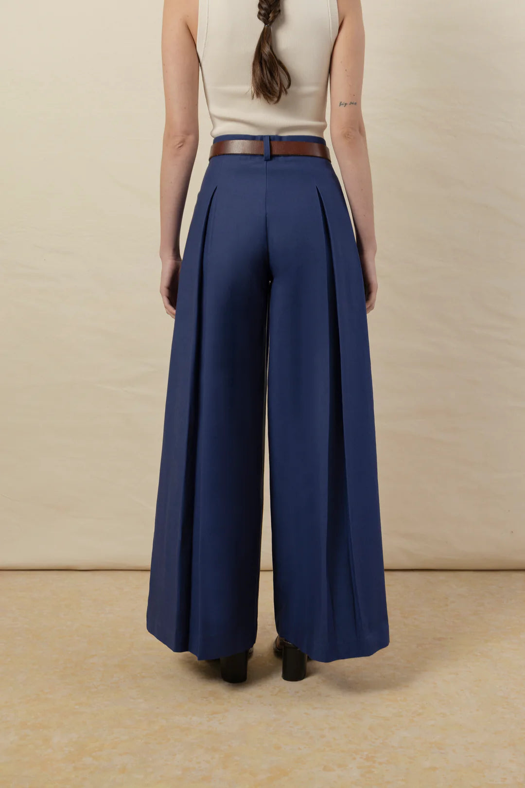 Pantalón Rosa Canvas Azul