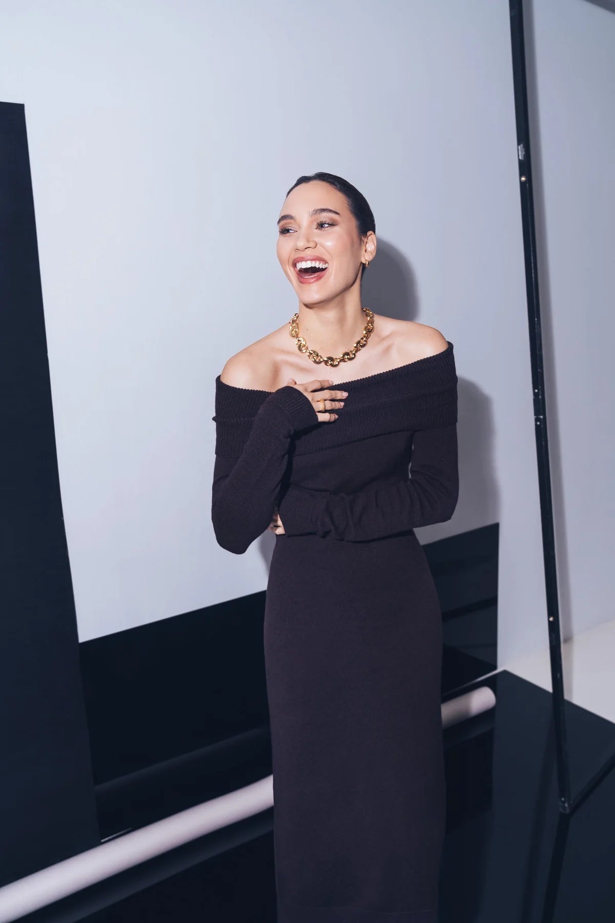 Grace Dress Marrón Café