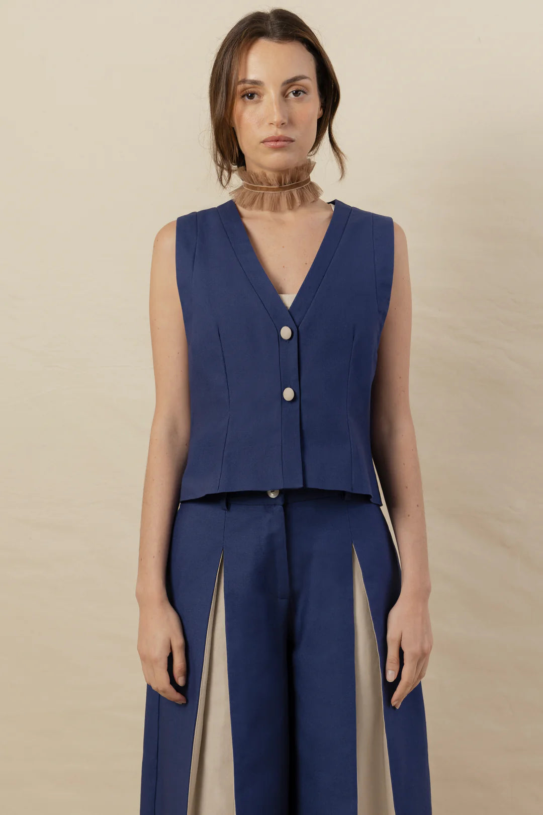Chaleco Begoña Azul