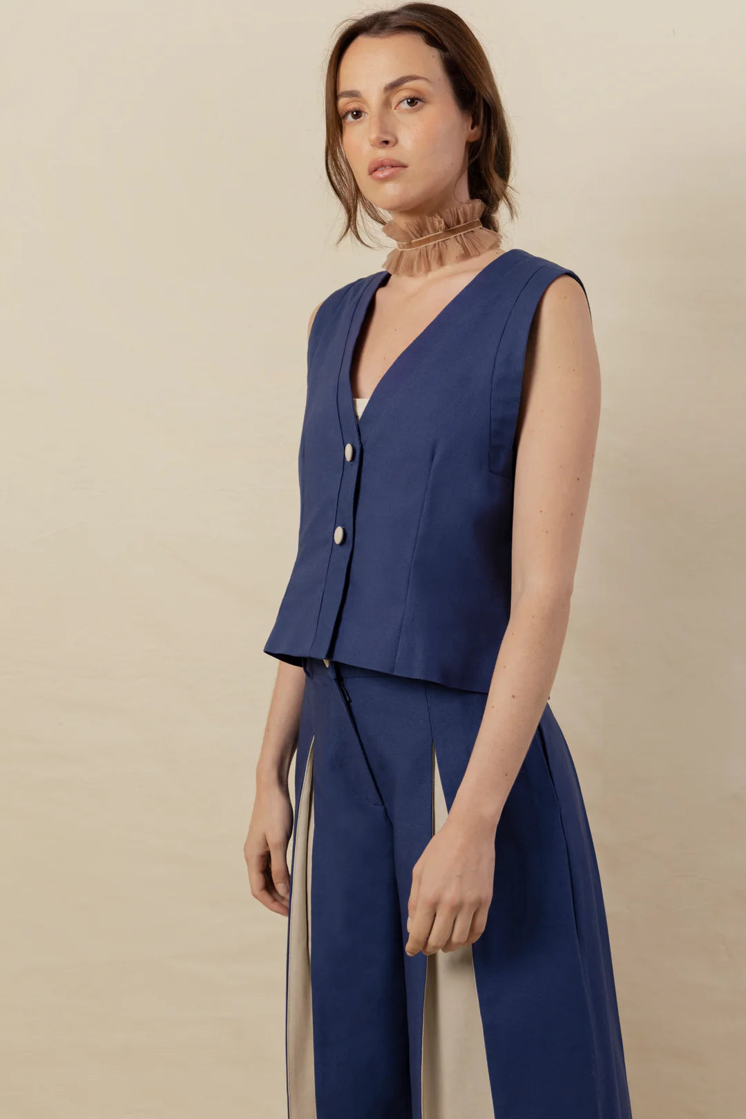 Chaleco Begoña Azul