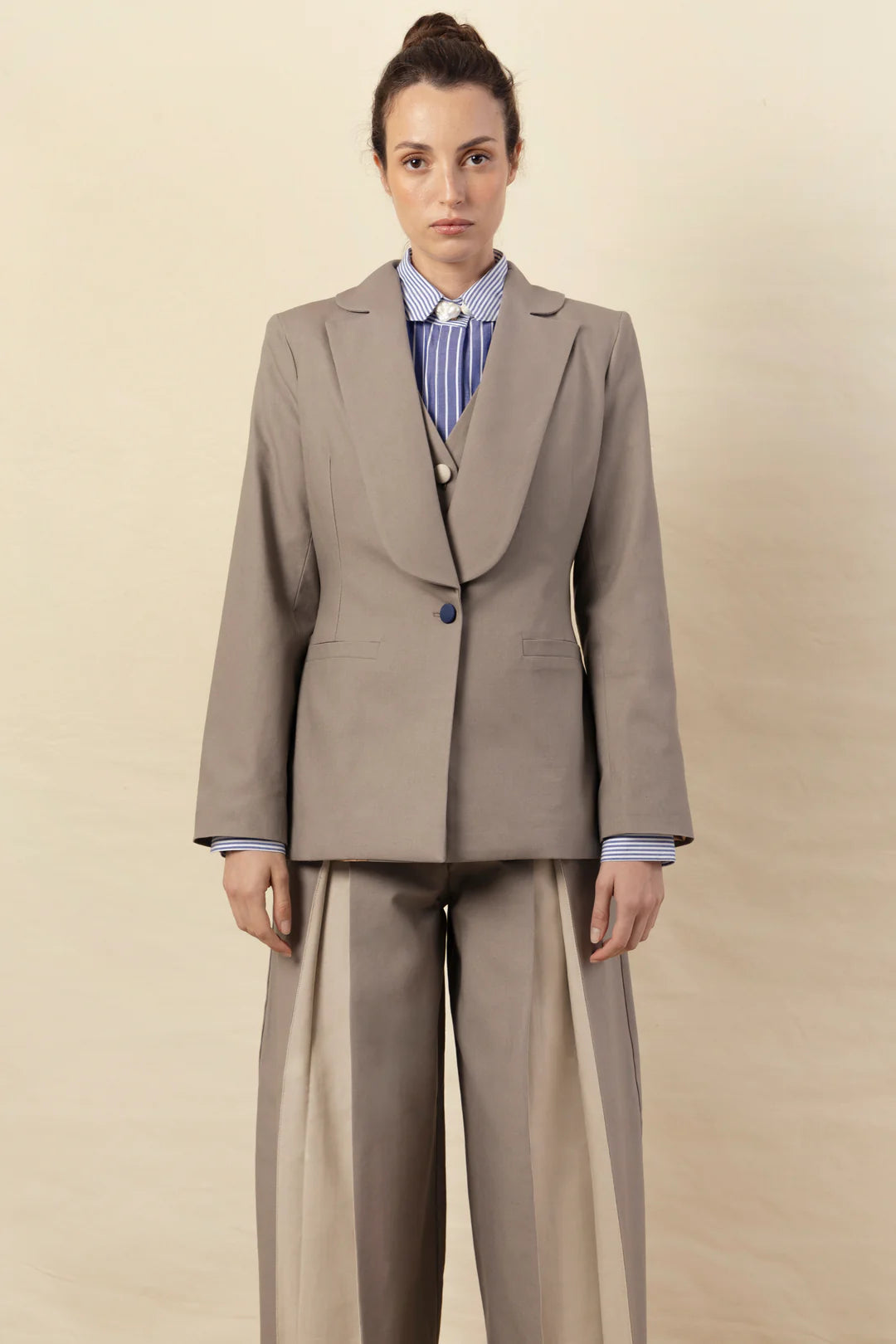 Chaqueta Raquel Topo