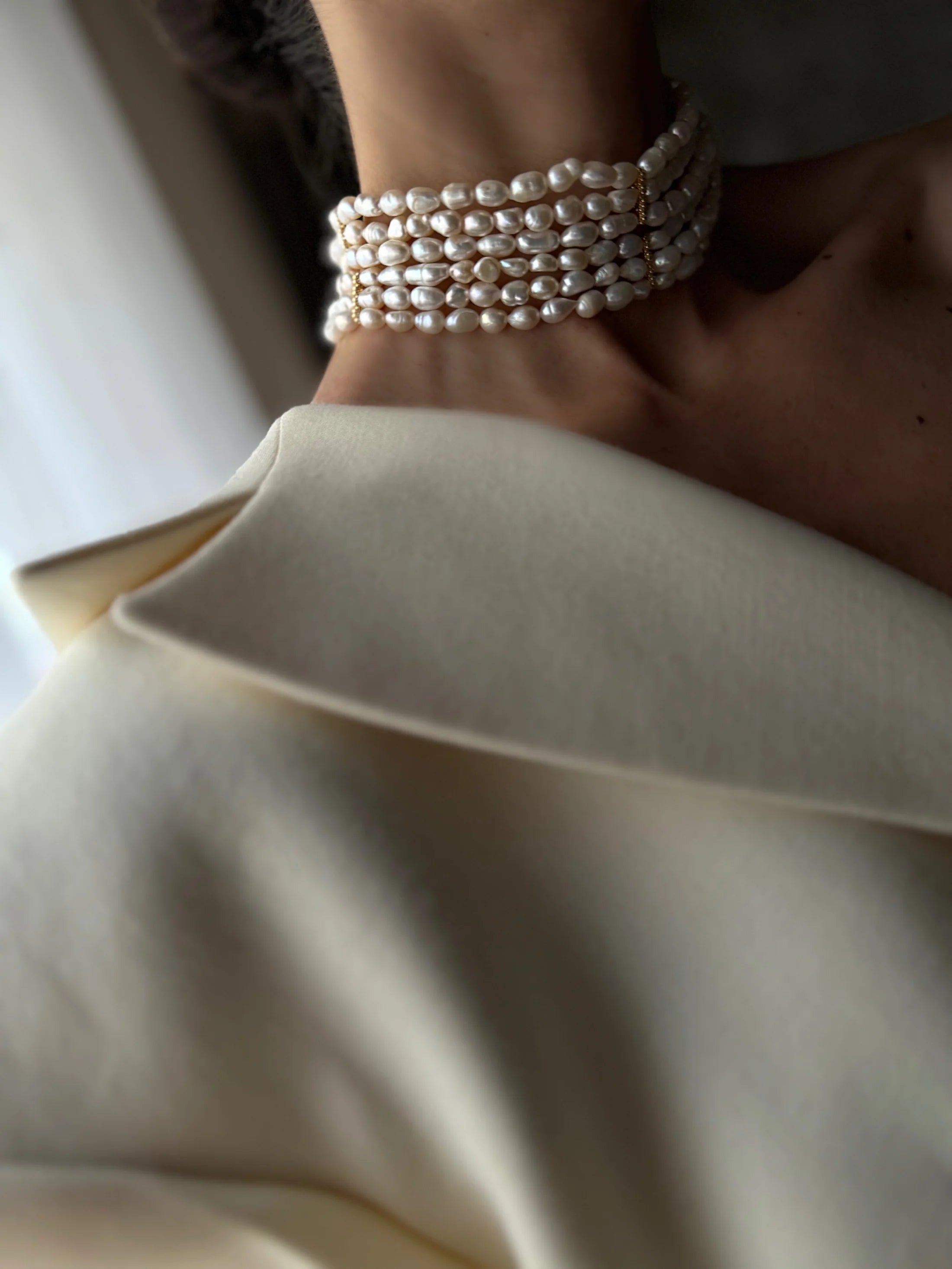 Maxi Choker Perlas RAÍCES