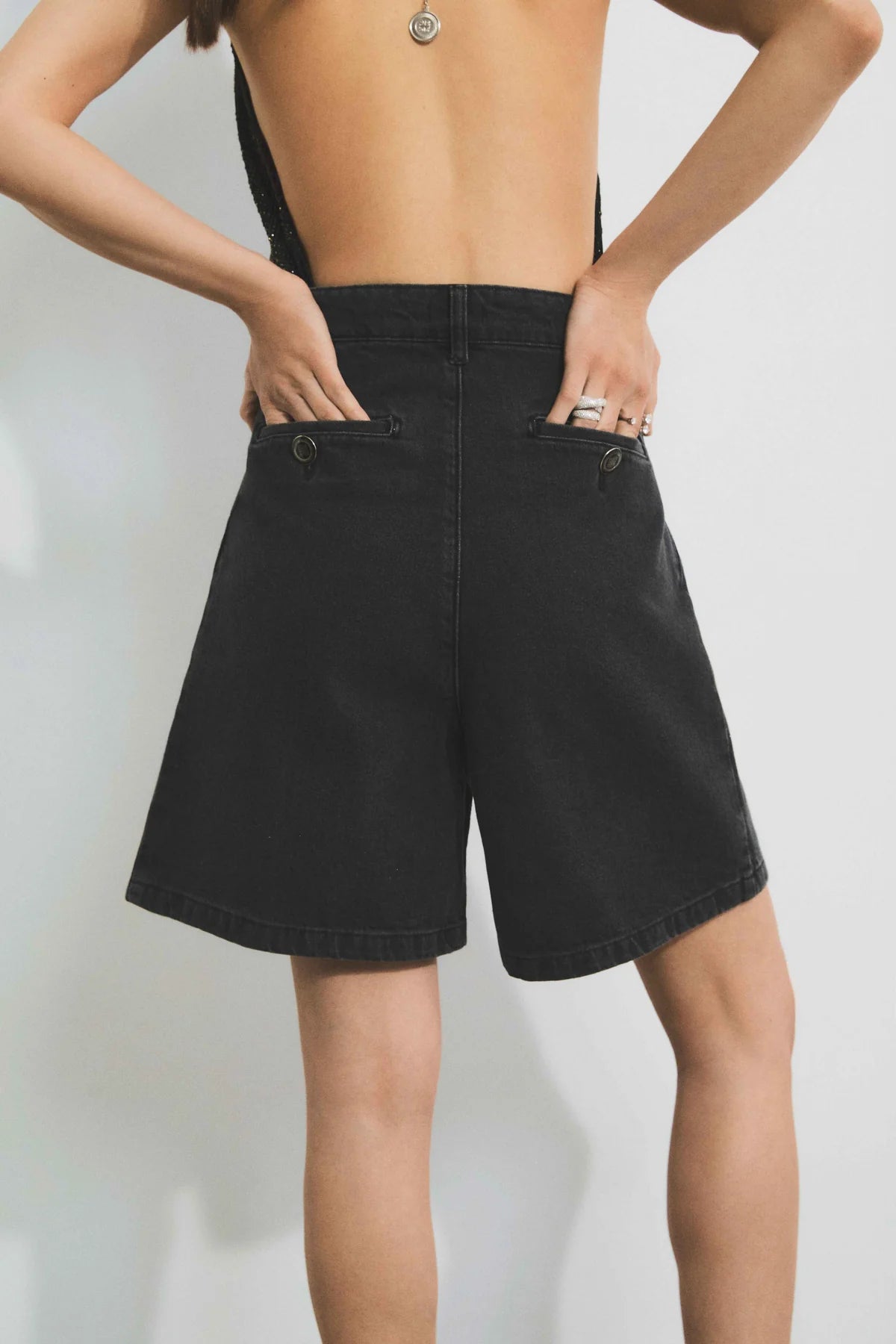 Bermuda Vaquera 001 Dark Grey