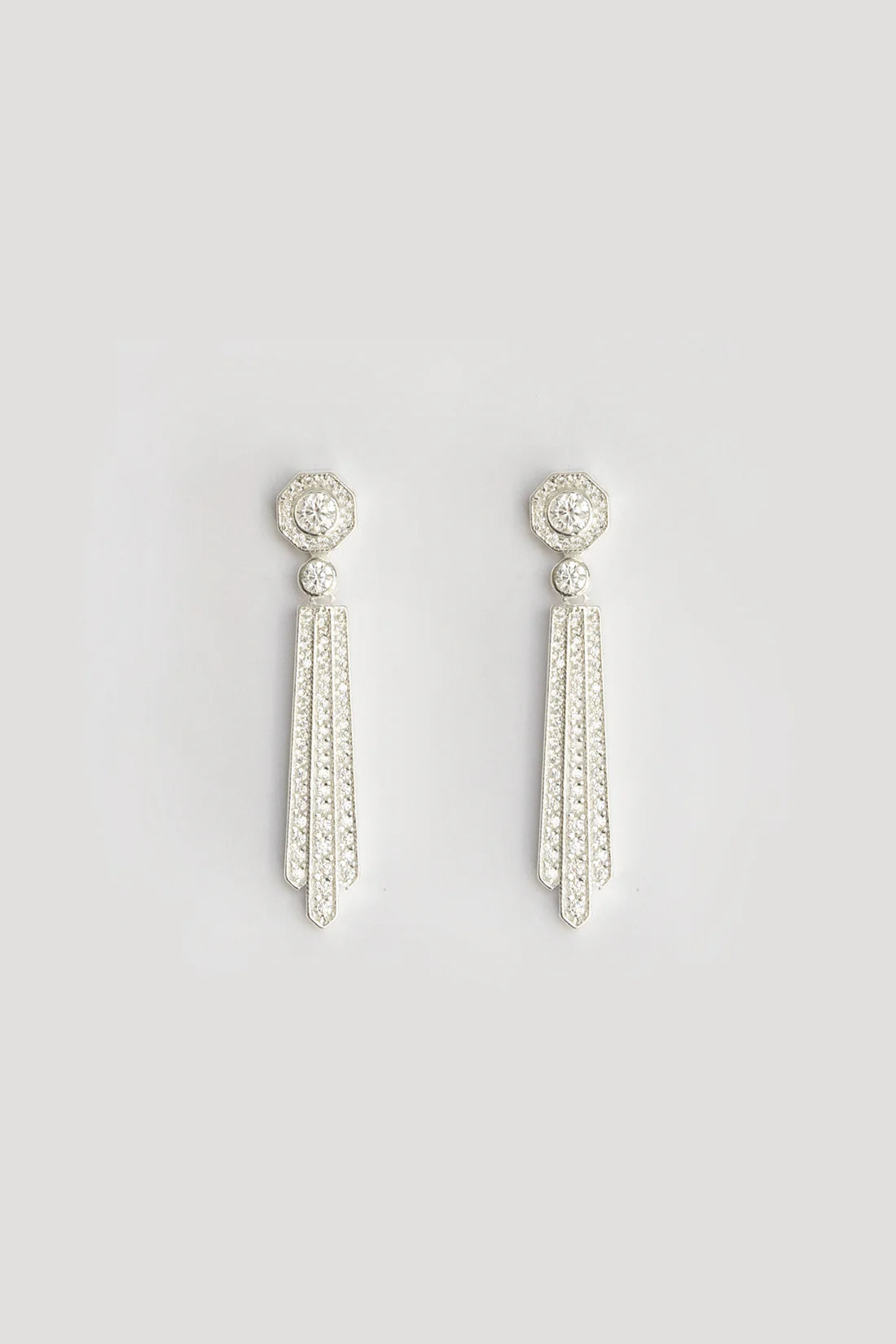 Pendientes Capitol Plata
