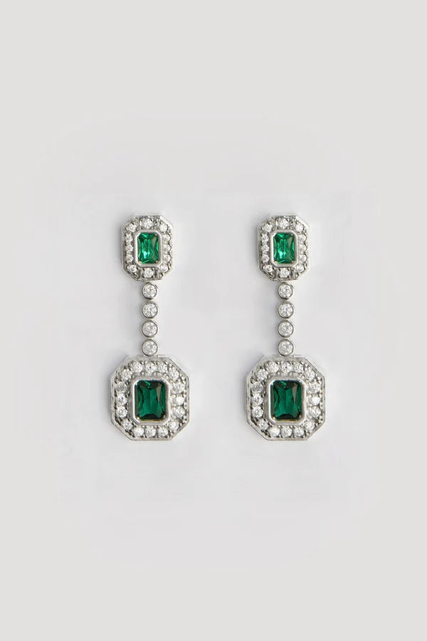 Pendientes Carrión Esmeralda