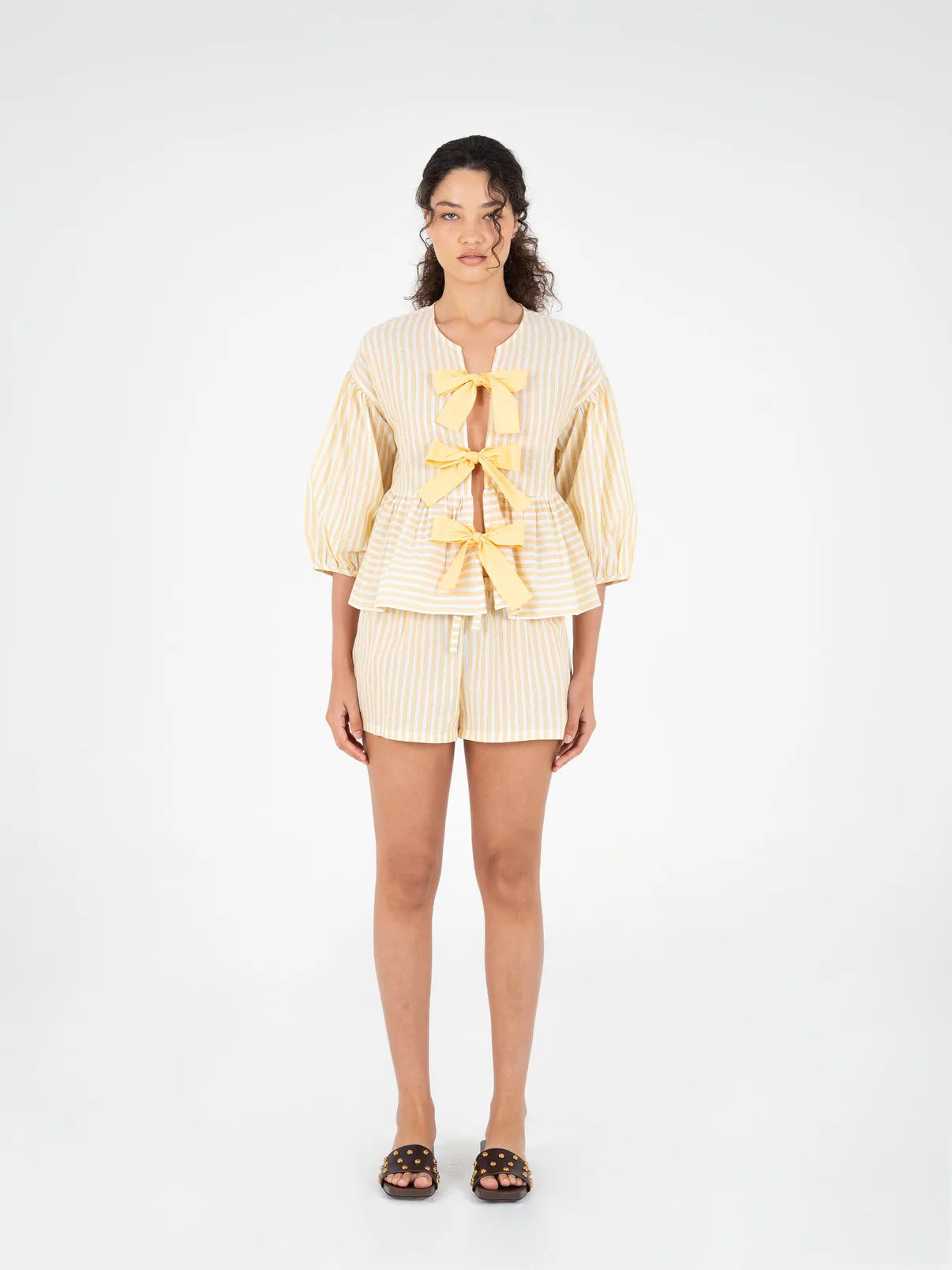 Yellow Striped Spirit Top