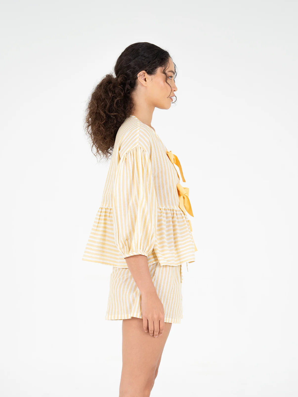 Yellow Striped Spirit Top